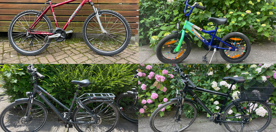 Die Fahrrad-AG hat aktuell 4 tolle Fahrräder im Angebot - schnell zuschlagen!