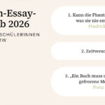 Literarischer Erfolg: Clara Sellnau belegt den 1. Platz beim Essay-Wettbewerb