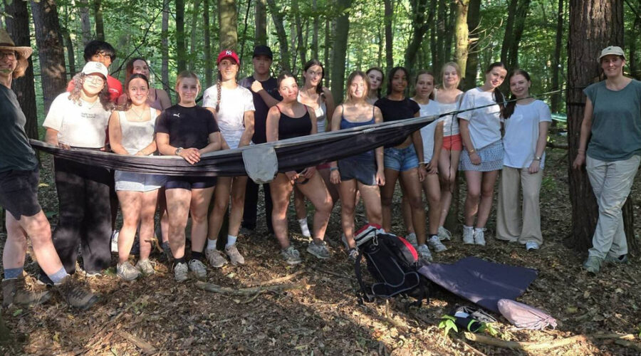 Projekttage - Hängendes Klassenzimmer im Tannenbusch