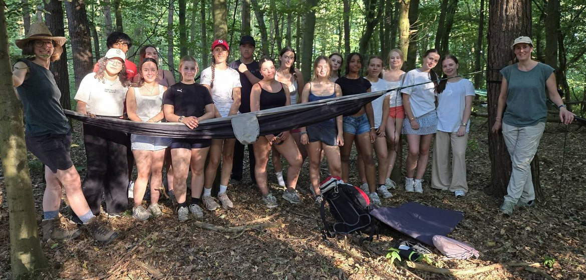 Projekttage - Hängendes Klassenzimmer im Tannenbusch